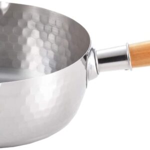 Japanese Stainless Steel Yukihira Saucepan, Made in Japan (1, 2.2 Quart)