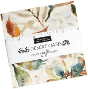 desert oasis charm pack by create joy project; 42-5" precut fabric quilt squares