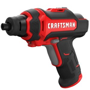 craftsman 4v cordless screwdriver with charger and screwdriving bits included (cmht6650c)