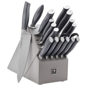 henckels graphite knife block set, 18, grey