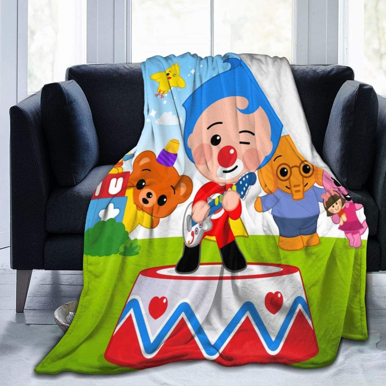 uthgxiu plim Anime plim Blanket Throw Fuzzy Lightweight Plush for Kids Boys Girls Adults 3D Fashion Print Blanket Perfect for Sofa,Bed,Suitable for All Seasons 40"X30"