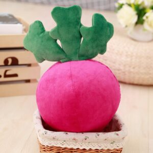 FYFZIK Radish Plush Toy Quirky Pillow Stuffed Animal Doll Carrot Pillow