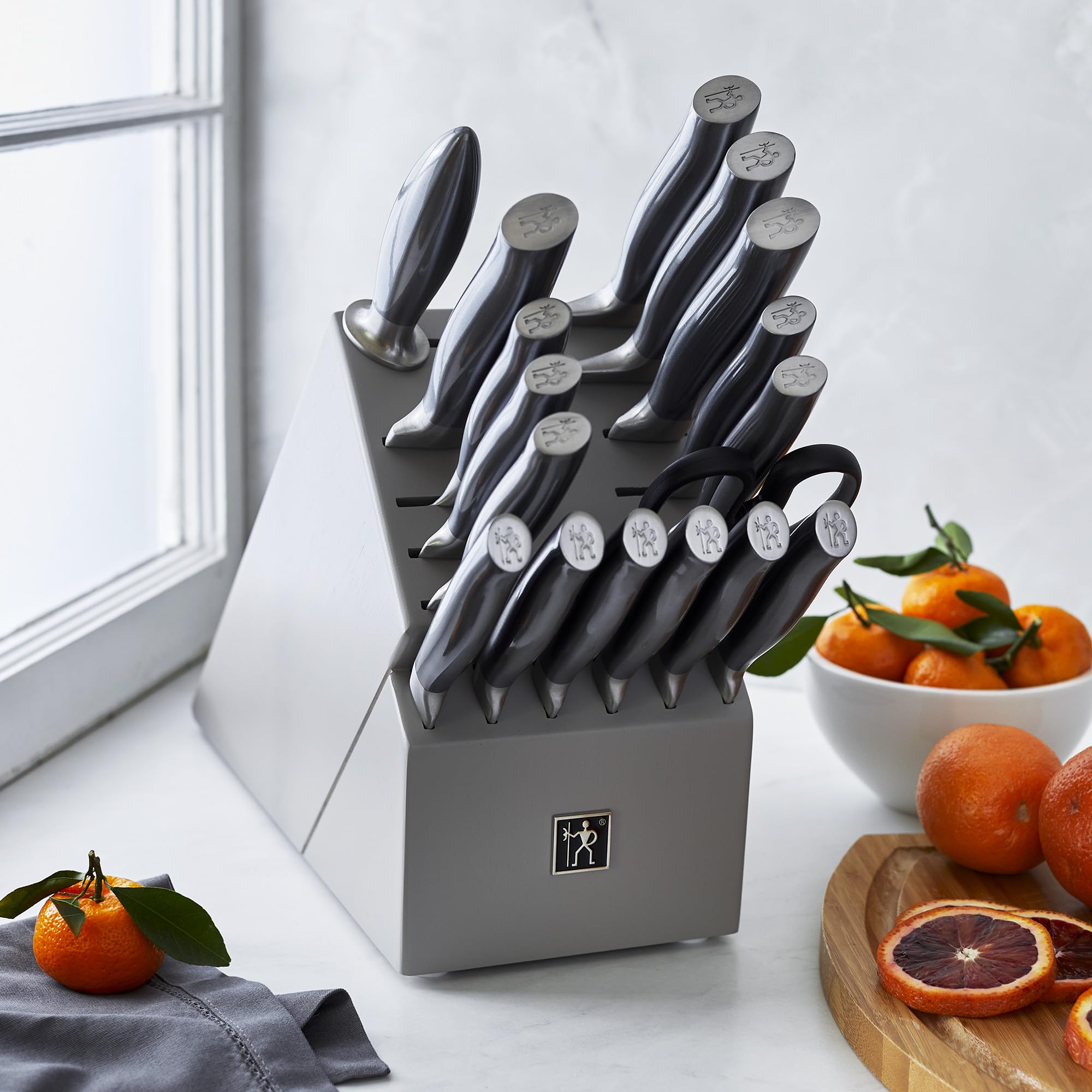 HENCKELS Graphite Knife Block Set, 18, Grey