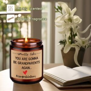 Miracu Scented Candle, Second Time Grandparents Gifts, Pregnancy Announcement for Grandparents Baby Announcement, Pregnancy Reveal to Parents, Baby Announcements Reveal Ideas for Grandparents Grandma