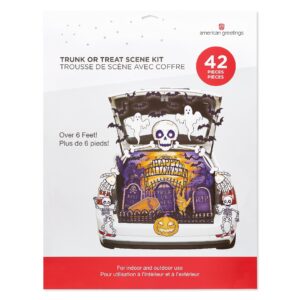 American Greetings Halloween Trunk-or-Treat Car Decorations Kit, Graveyard (42-Count)