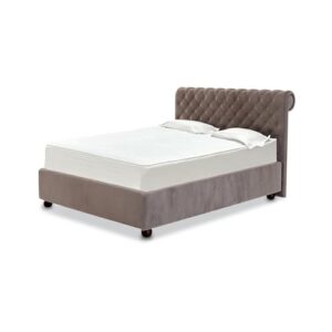 full mattress - 8 inch cool high density comfort foam mattress with breathable organic cotton cover - medium firm - rolled in a box - oliver & smith