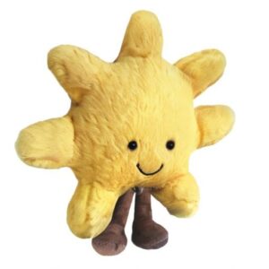 New Moon Sunshine Plush Toy Cute Smile Fun Filled Animal Pillow Soft Plush Toy for Children's Birthday Gift