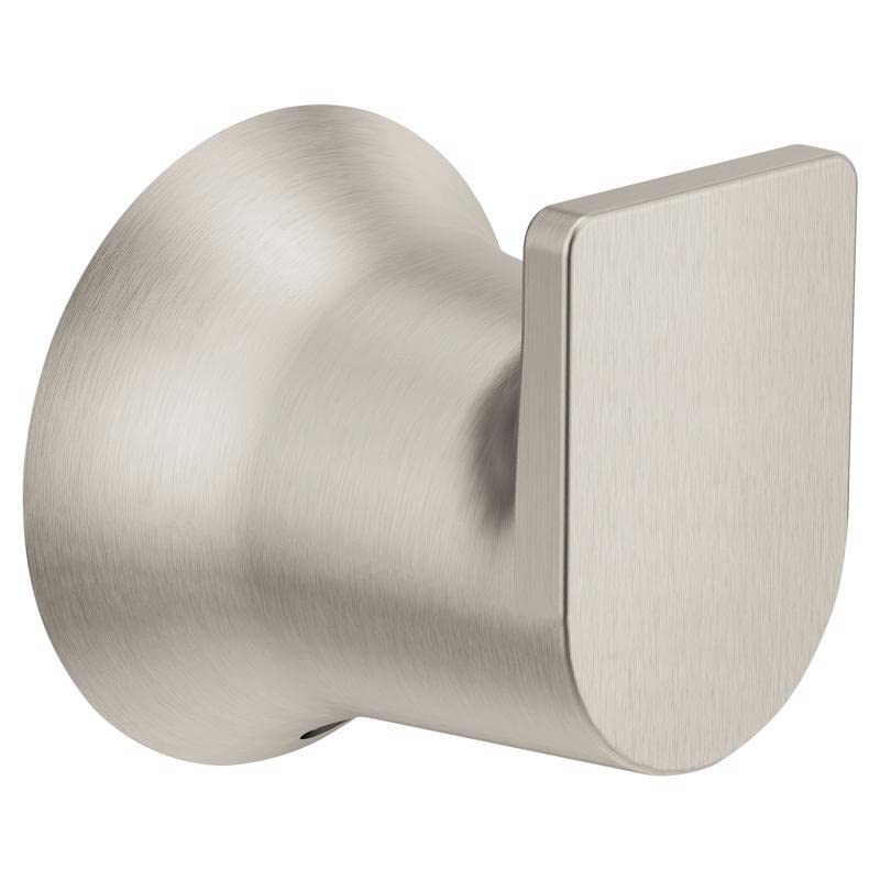 Moen Genta Single Hook Robe Hook in Brushed Nickel