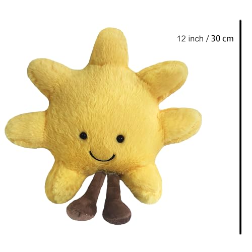 New Moon Sunshine Plush Toy Cute Smile Fun Filled Animal Pillow Soft Plush Toy for Children's Birthday Gift