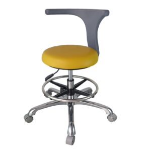 sfklyu adjustable medical dentist's chair with backrest, medical dental stool dentist ergonomic chair with 360 rotating lift chair pu leather,a6