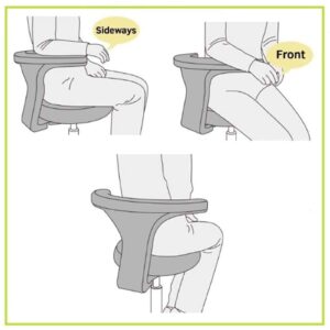 SFKLYU Medical Dentist's Chair Dental Stool with Backrest with 360 Rotating Lift Chair PU Leather Height Adjustable to 49-60Cm,A2