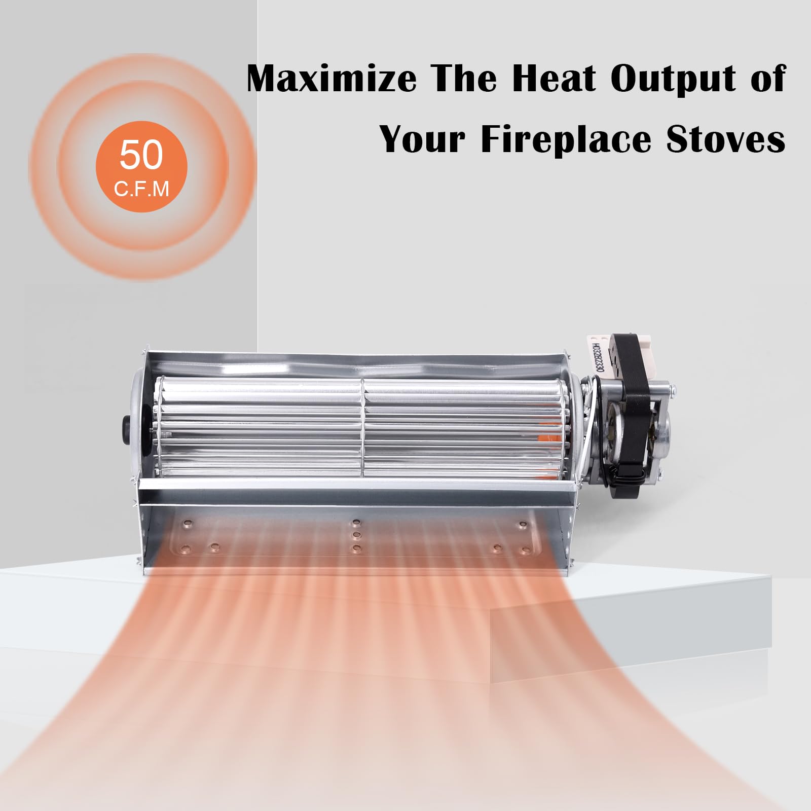 Hiorucet GFB100 Ventless Fireplace Blower Fan Kits for GHP Group Pleasant Hearth, VFF-PH32DR, VFF-PH20D, VFF2-PH20D, VFF-PH26D. Pleasant Hearth GFB100 Vent-Free Fireplace Blower with Thermostat.