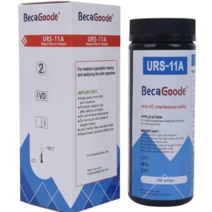 BecaGoode 11-in-1 Rapid Urine-Test Strips 11 Parameters for Ketosis, pH, Protein, UTI and More in Your Body-100 Count