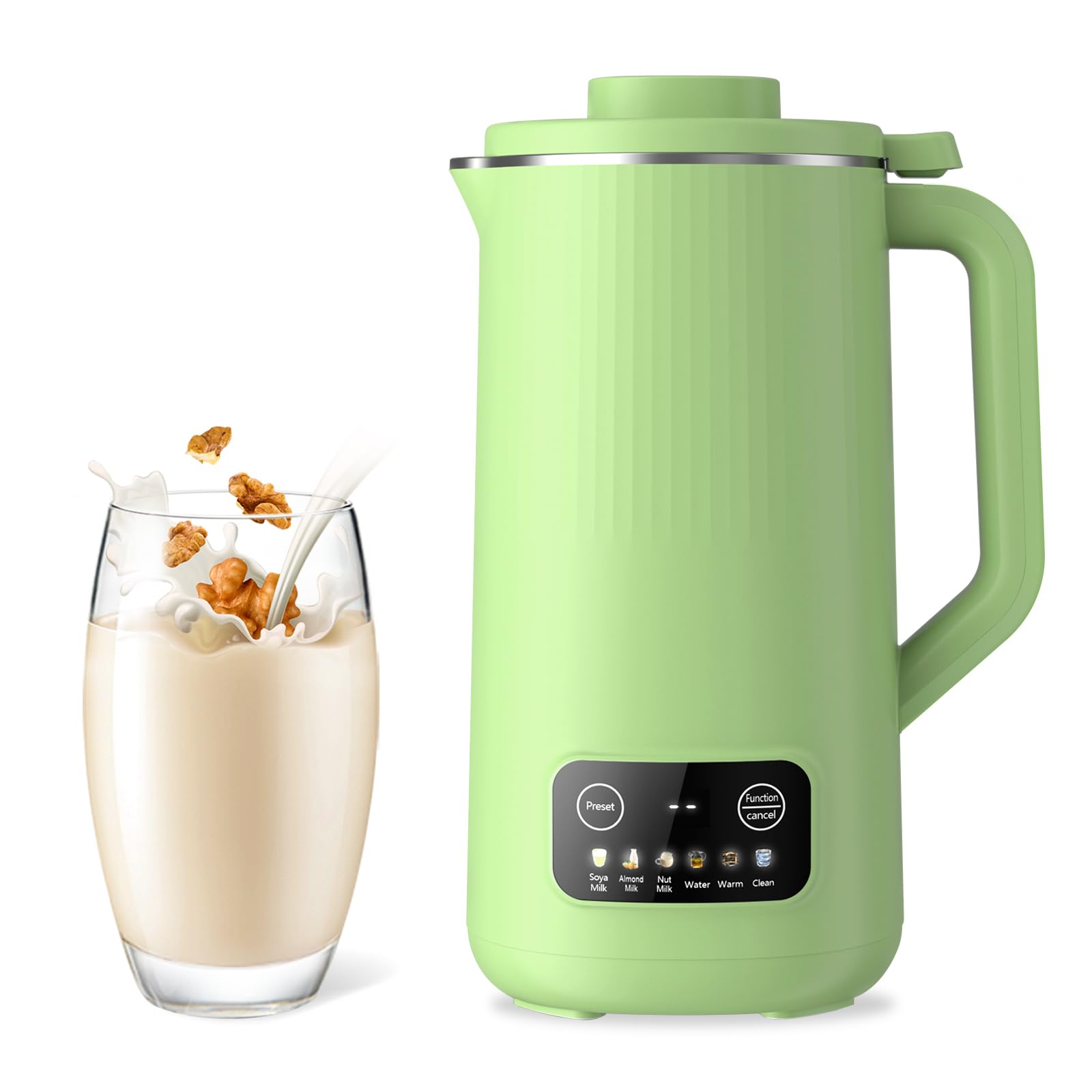 Nut Milk Maker Machine 27oz（800ml）, Plant-Based Milk and Dairy Free Beverages, Automatic Nut Milk Maker for Homemade Almond, Soy, Oat, Cashew Milk with Nut Milk Filter Bag