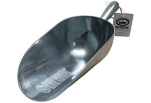 king kooker aluminum crawfish scoop, 1 piece, round bottom, great for seafood, ice, coffee, any bulk items