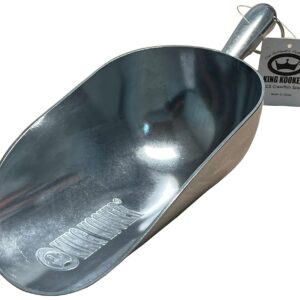 King Kooker Aluminum Crawfish Scoop, 1 Piece, Round Bottom, Great for Seafood, Ice, Coffee, Any Bulk Items