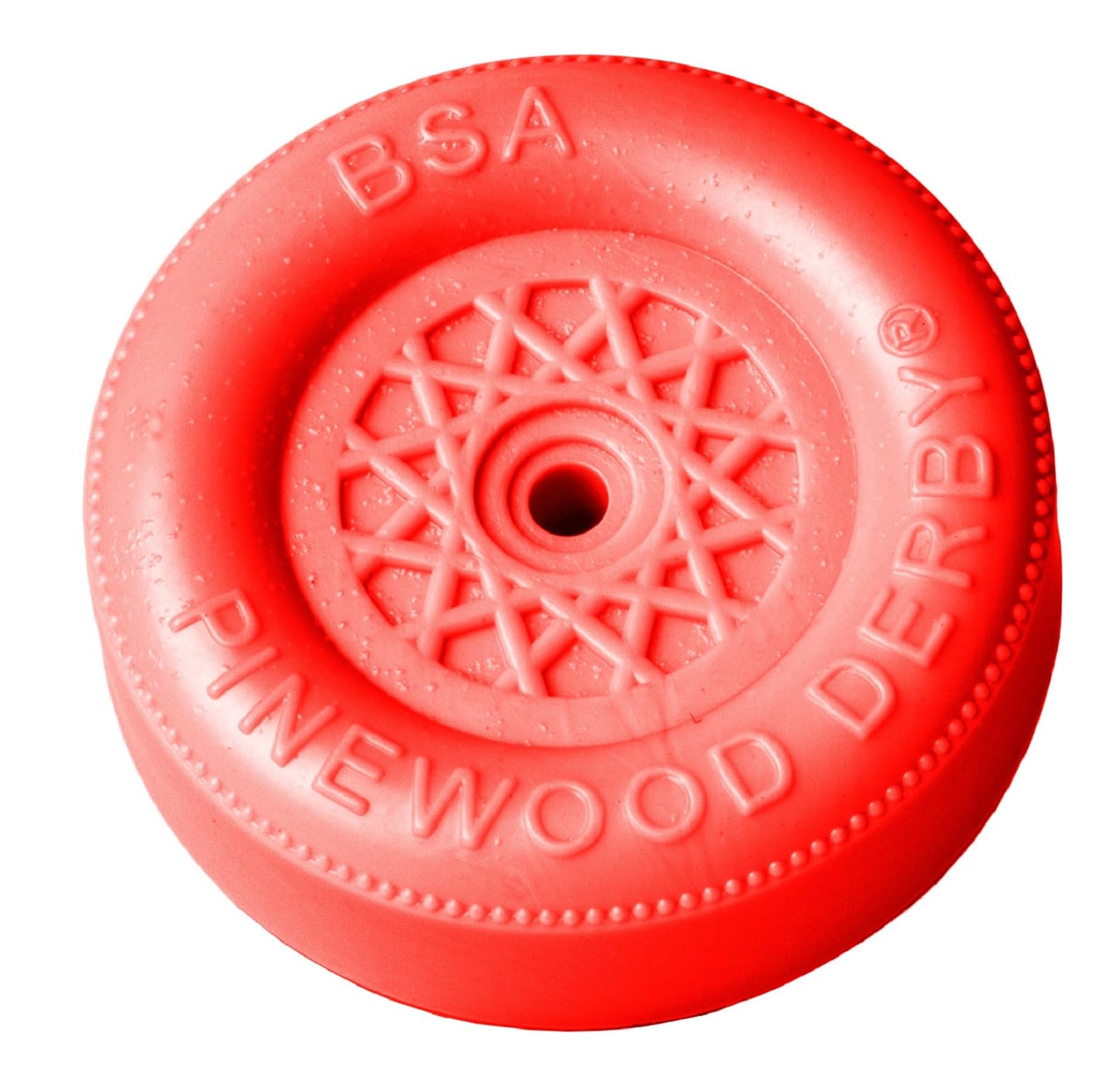 Pinewood Derby Orange Wheel & Axles Boy Scouts of America