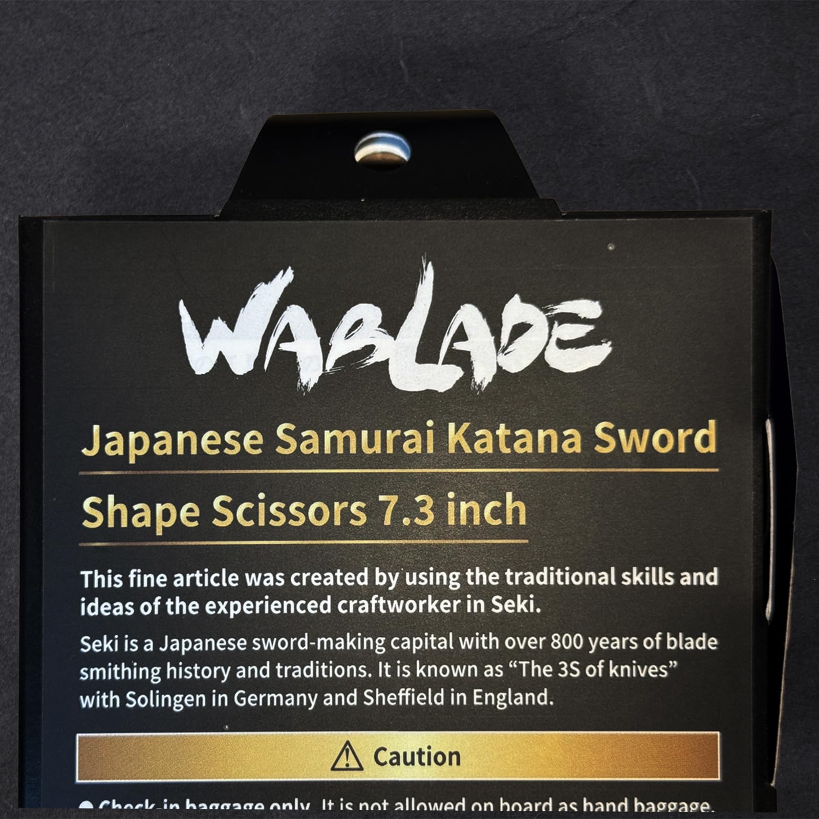 Japanese Samurai Katana Sword Shape Scissors 7.3 inch (Date Masamune)