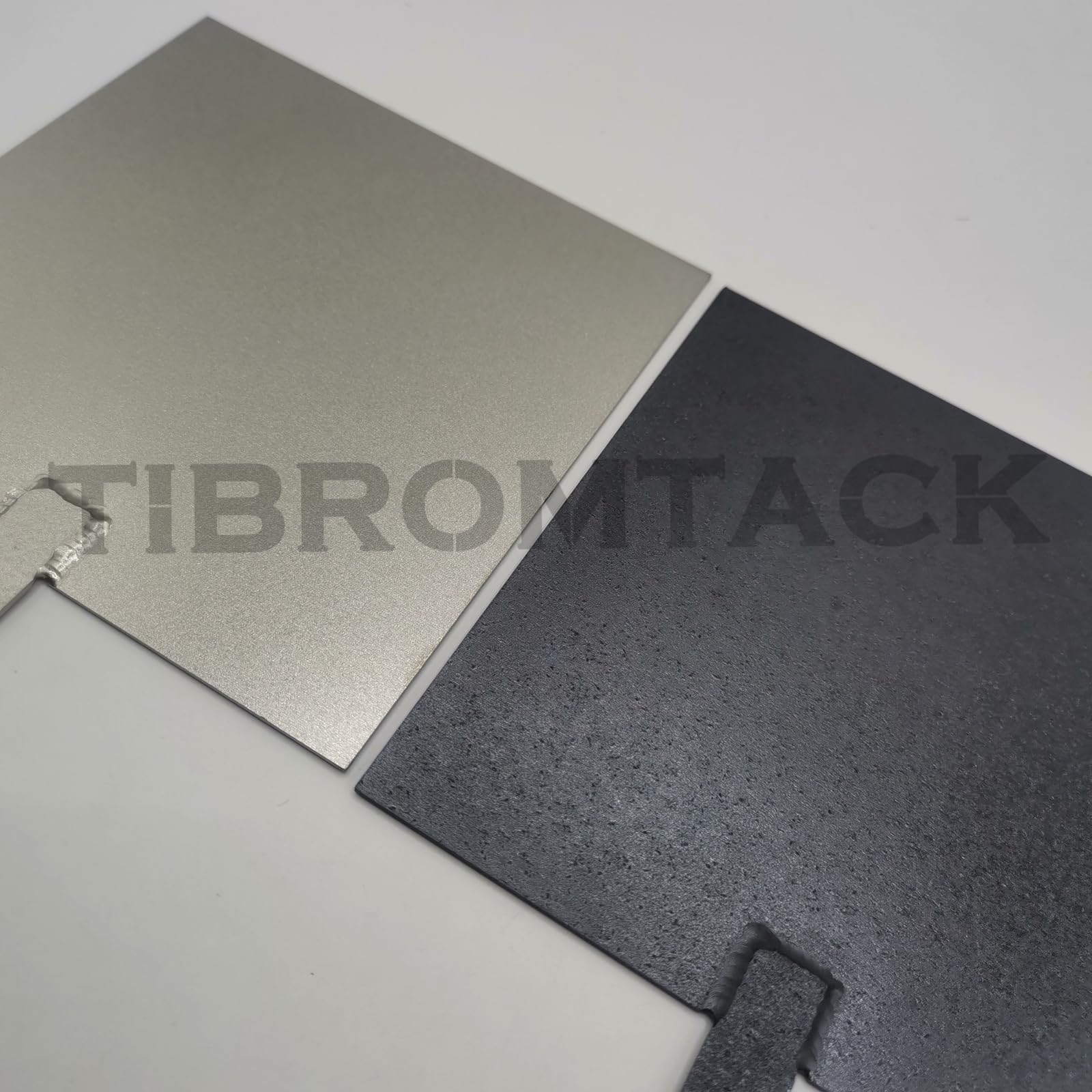 Titanium Electrodes 2PCS for Electrochemical Application, Titanium Anode Plate with MMO Ruthenium-Iridium Coating and Cathode Electrolytic Plate without Coating