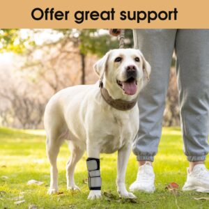 Avont Dog Front Leg Brace, Wrist Compression Wrap Sleeve, Protects Wounds Prevents Licking Help Recover from Injuries Sprains and Arthritis -1 PCS(S)