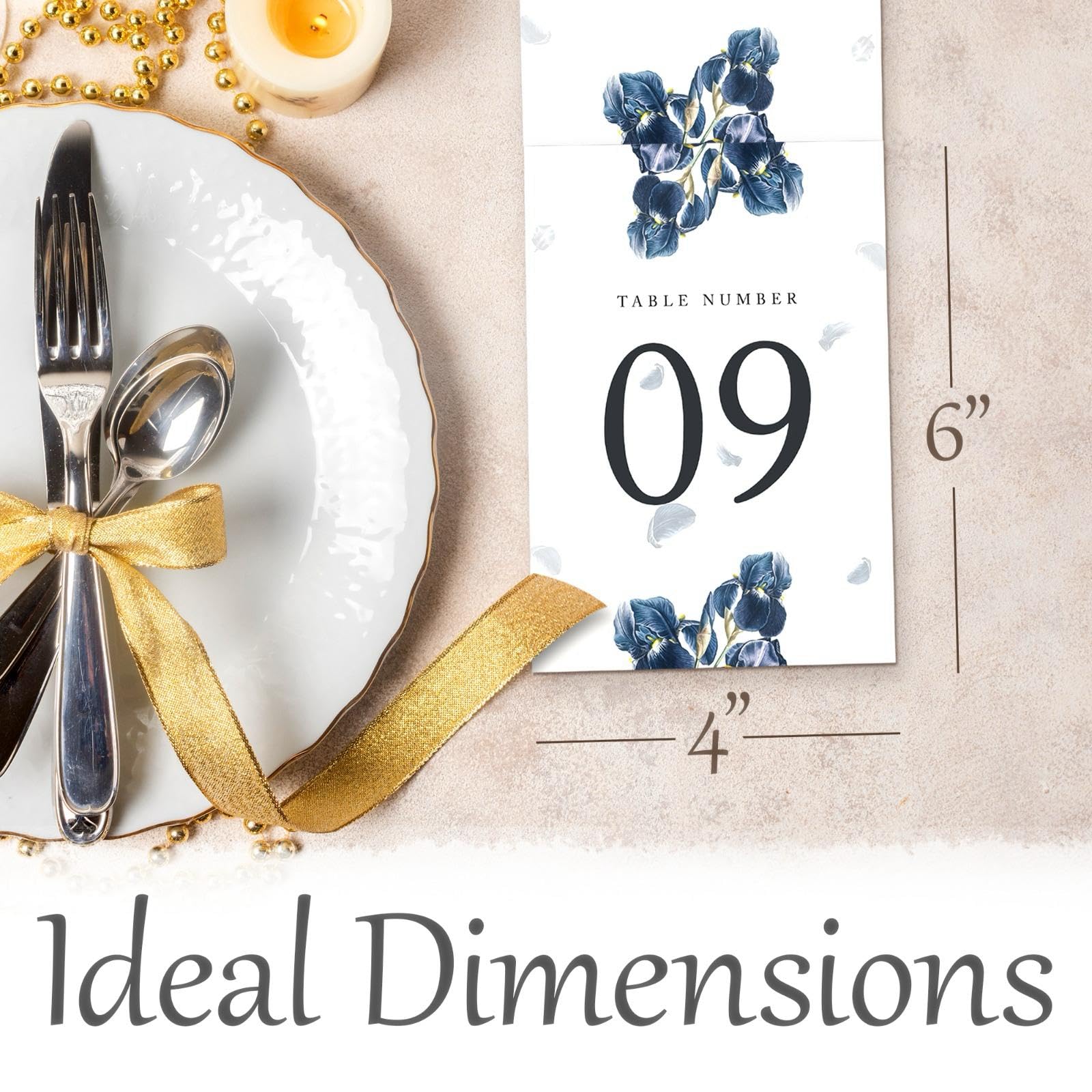 1-30 Table Numbers, Wedding Table Numbers Plus Head Table and Gift Table 32 Pieces, Double Sided Wedding Reception Table Numbers, Wedding Seating Chart, Special Event Table Number Signs 4x6.