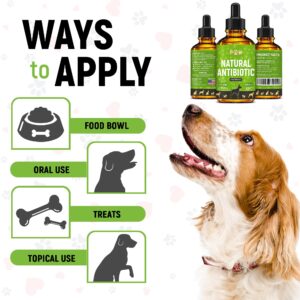 Antibiotic for Dogs | Dog Antibiotic | Antibiotics for Dogs | All Natural Antibiotics | Pet Antibiotics | Organic Ingredients | 2 oz