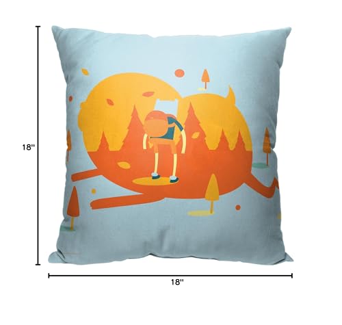 Northwest Time Pillow, 18" x 18", Adventure Awaits