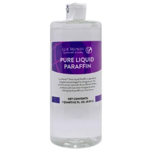 Altar Pure Liquid Paraffin Candle Fuel for Liturgical use | Liquid Church Candle Fuel Wax Free | Suitable for use in All Candle Shells | 1 US Quart or 32 Fluid Ounces.