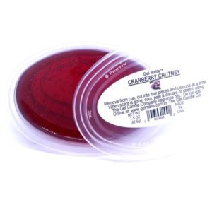 Harvest Set Of 3 Aroma Gel Melts™ GEORGIA PEACH, APPLE CINNAMON, CRANBERRY CHUTNEY Gel Wax For Warmers And Burners By The Gel Candle Company PEEL, MELT AND ENJOY