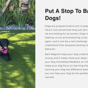 NEW 2024 Bark Begone Rechargeable Dog Trainer - Anti Barking Dog Device - New and Improved Ultrasonic Emitter - Bark Collar Alternative - Dog Bark Deterrent Device - Long Range - Correct Poor Behavior