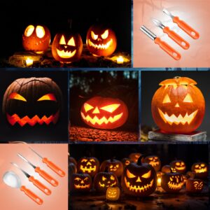 COJOSQC 23-PCS Pumpkin Carving Kits, Halloween Pumpkin Lights Essential Carving Tools, jack-o'-lantern Tool Set, A perfect set of carving knives for kids' Halloween decorations.