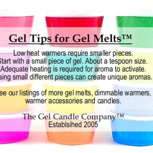 Harvest Set Of 3 Aroma Gel Melts™ BLACK RASPBERRY VANILA, CREAMY VANILLA, AND WARM VANILLA SUGAR Gel Wax For Warmers And Burners By The Gel Candle Company PEEL, MELT AND ENJOY