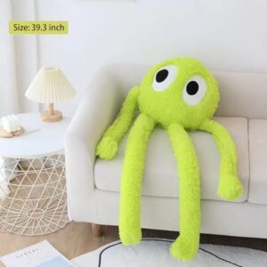 INSTITIZER Octopus Stuffed Animals, Long Legs Octopus Giant Toy, 39.3in Soft Octopus Plush Stuffed Ocean Animals Throw Pillow for Kids Girls Boys Adults Birthday