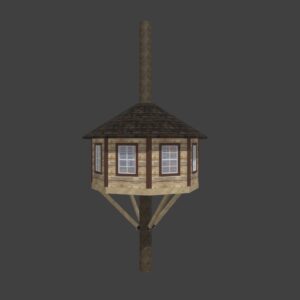 The Black Hills © : 16' Octagonal Treehouse Plan