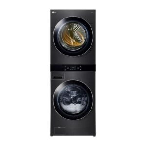 LG WKEX300HBA Single Unit Front Load WashTower™w. Center Control® 5.0 cu.ft. Washer & 7.4 cu.ft. Electric Dryer