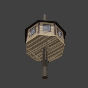 The Black Hills © : 16' Octagonal Treehouse Plan