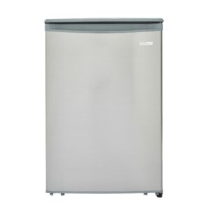 conserv 4.3cf compact upright freezer 24in freestanding stainless 110v e-star