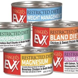 Evanger's EVX Restricted Diet: Controlled Magnesium for Cats