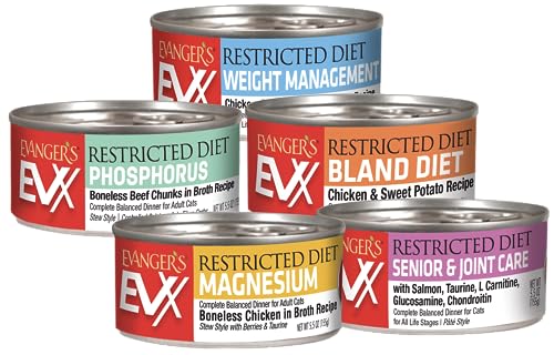 Evanger's EVX Restricted Diet: Controlled Magnesium for Cats