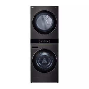 LG WKEX300HBA Single Unit Front Load WashTower™w. Center Control® 5.0 cu.ft. Washer & 7.4 cu.ft. Electric Dryer