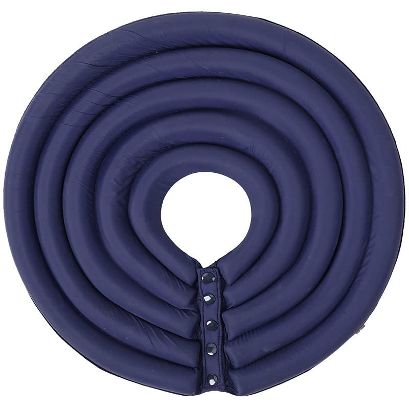 Dog Cone Collar, Inflatable Dog Neck Donut Collar Alternative After Surgery, Soft Protective Recovery Cone for Small Medium Large Dogs and Cats Puppies - Alternative Collar (Dark Blue,XL)