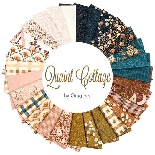 Quaint Cottage Layer Cake®, 42-10" Precut Fabric Quilt Squares by Gingiber