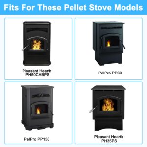 Burn Pot for PelPro PP130 PP60 PP70 PP130-B PP130B PPC90 TSC90 PP150 Pellet Stoves, Stainless Steel Upgraded Burn Pot for Pleasant Hearth PH35PS PH50CABPS PH50PS, SRV7077-003 Firepot for PelPro