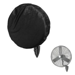 sobana wall mount fan cover,suitable for 18-20 inch industrial fan and pedestal fan,waterproof dust proof proof anti-uv outdoor fan covers,black