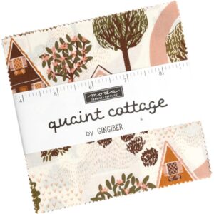 Quaint Cottage Charm Pack by Gingiber; 42-5" Precut Fabric Quilt Squares