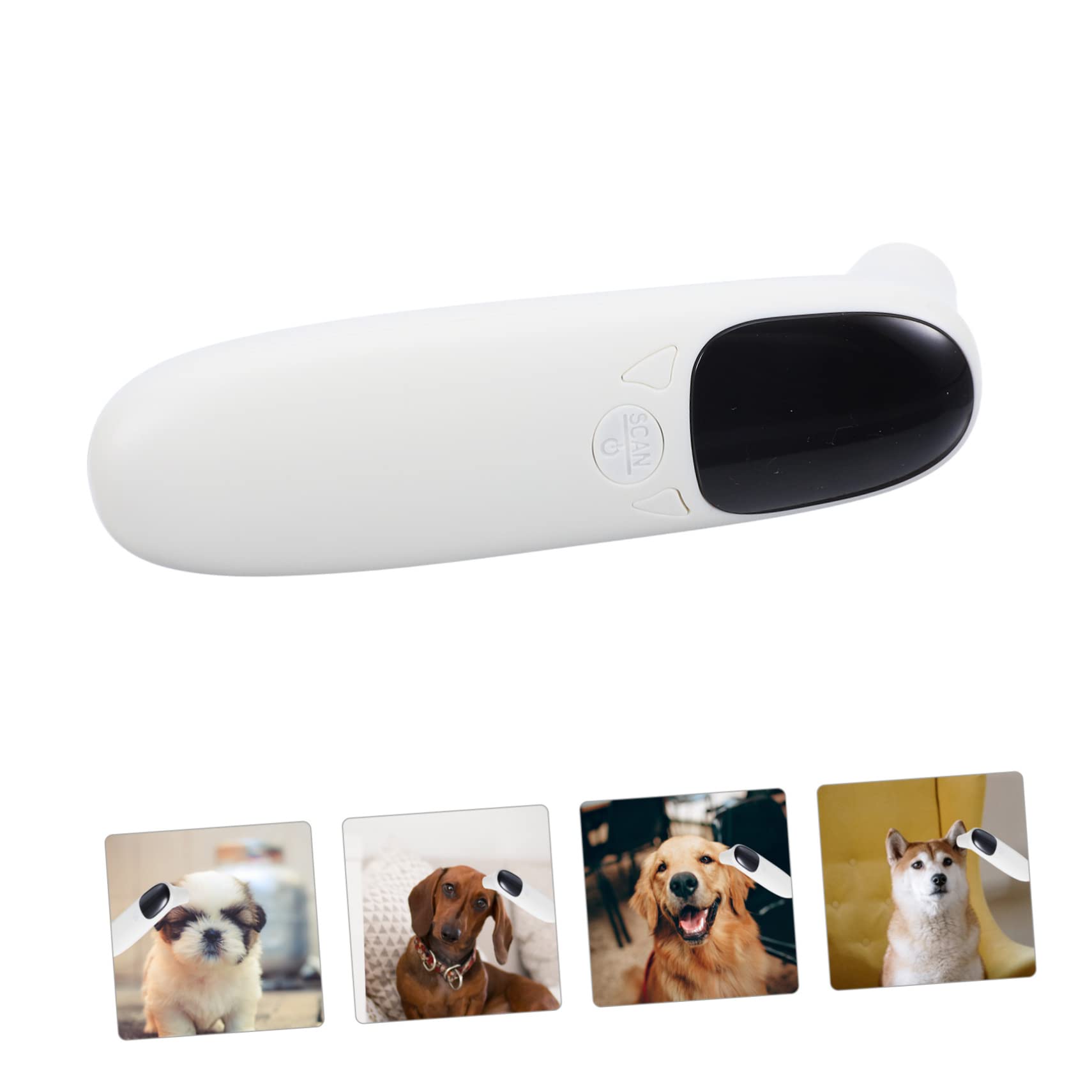 Balacoo 4 Sets pet Animal pet Ear Home use pet Temperature Monitor Non- Digital pet Temperature Monitor Dog Ear Temperature pet Special Number Plastic Cats and Dogs Baby