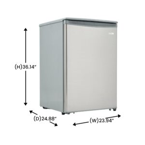 Conserv 4.3cf Compact Upright Freezer 24in Freestanding Stainless 110V E-Star