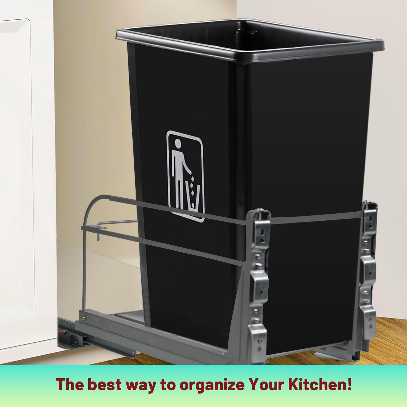 hehimhis Pull Out Trash Can - Convenient and Versatile Kitchen Storage Solution