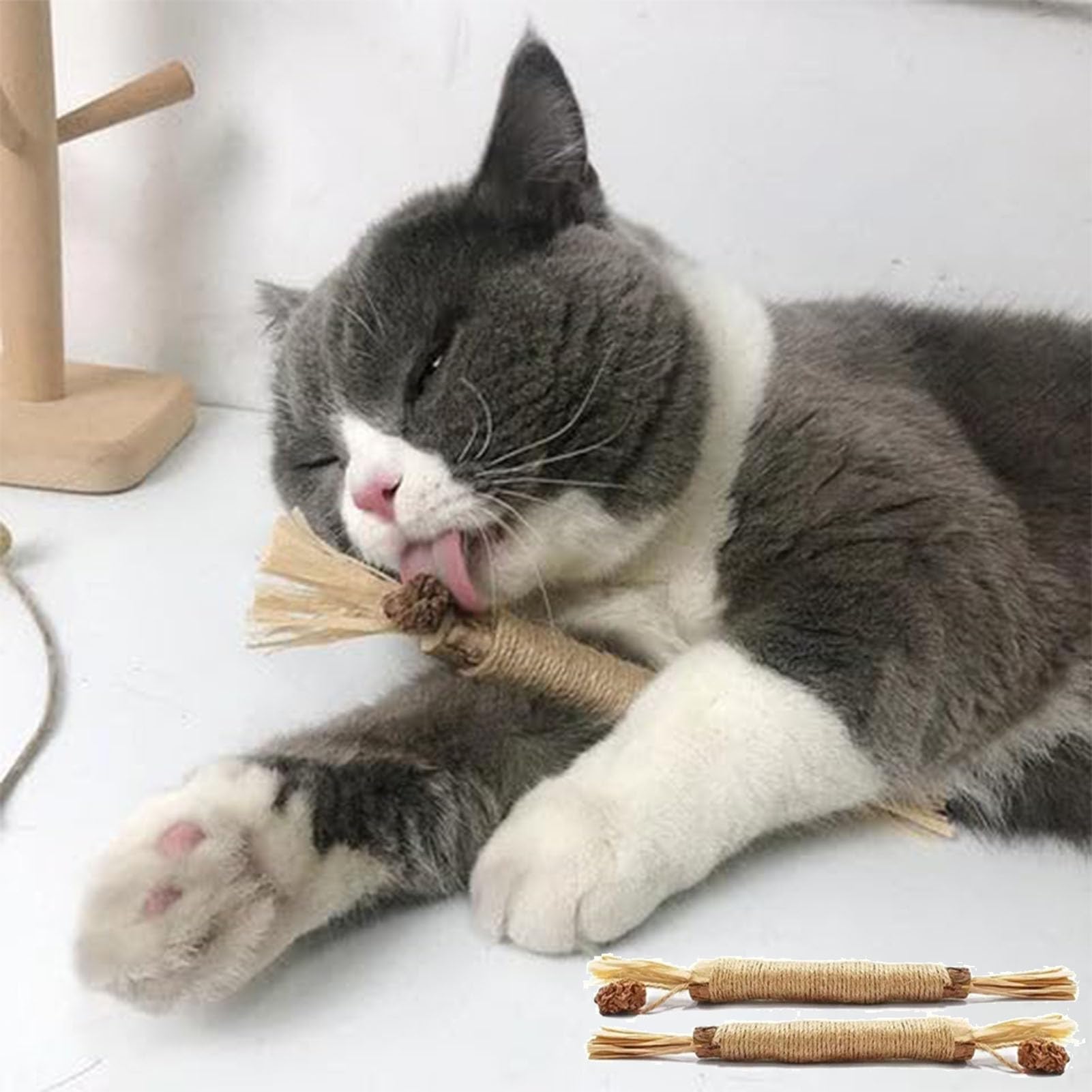 Pawlovers Kitty Dental Chew Stick, 3/6PCS Paw Lovers Dental Chew Stick, Cat Dental Sticks, Pawlovers Dental Chew Stick Cats (S, 3Pcs)