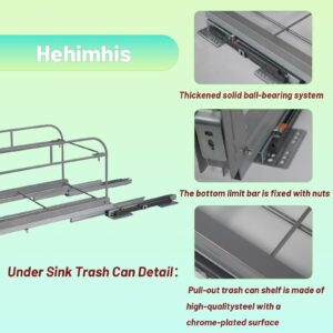 hehimhis Pull Out Trash Can - Convenient and Versatile Kitchen Storage Solution